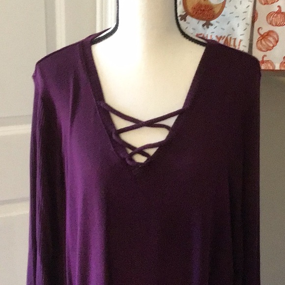 Lane Bryant  Maroon Sweater 18/20 - Picture 2 of 7